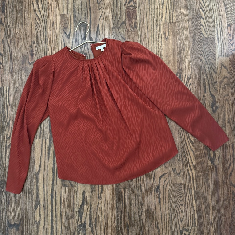 Anna Cate Tiger Print Blouse